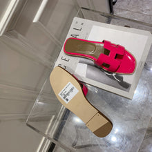 Load image into Gallery viewer, SE874 H Paint Leather Slippers / Size4-11