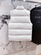 Load image into Gallery viewer, CLTH282 GG Cotton Canvas Puffer Vest