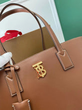 Load image into Gallery viewer, BUR094 Medium Monogram Motif Leather Tote / 34 x 14 x 28cm/13.4 x 5.5 x 13.4in