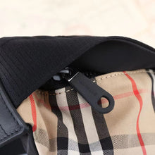 Load image into Gallery viewer, BUR090 Vintage Check Nylon Sonny Bum Bag / 12.2x3x6.3inch