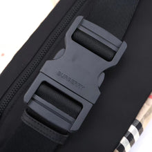 Load image into Gallery viewer, BUR090 Vintage Check Nylon Sonny Bum Bag / 12.2x3x6.3inch