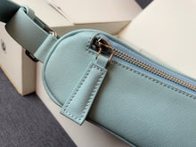 Load image into Gallery viewer, PD168 Triangle Leather Shoulder Bag / 10.2x3.9x5.1inch