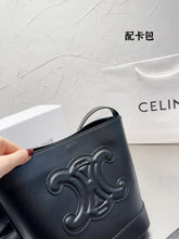 Load image into Gallery viewer, CL095 SMALL BUCKET CUIR TRIOMPHE (Gift with Card Holder)