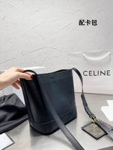 Load image into Gallery viewer, CL095 SMALL BUCKET CUIR TRIOMPHE (Gift with Card Holder)