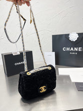 Load image into Gallery viewer, CC602 Classic Flap MINI Square Bag / 5.3x6.7x3.1inch