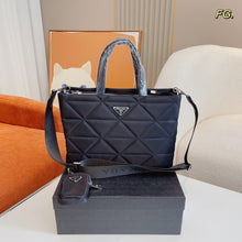 Load image into Gallery viewer, PD181 Small Re-Nylon Padded Tote Bag / 9x5.1x7.5inch