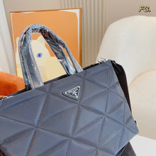 Load image into Gallery viewer, PD181 Small Re-Nylon Padded Tote Bag / 9x5.1x7.5inch