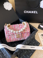 Load image into Gallery viewer, CC654 Small Pearl Handbag / 8.6x5.7x2.4inch