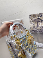Load image into Gallery viewer, DR257 Small Lady Dior My ABCDior Bag / 7.9x7inch