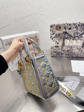 Load image into Gallery viewer, DR257 Small Lady Dior My ABCDior Bag / 7.9x7inch