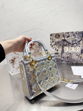 Load image into Gallery viewer, DR257 Small Lady Dior My ABCDior Bag / 7.9x7inch