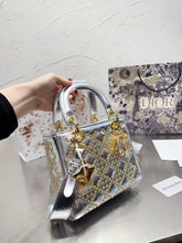 Load image into Gallery viewer, DR257 Small Lady Dior My ABCDior Bag / 7.9x7inch