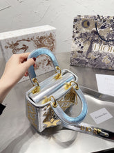 Load image into Gallery viewer, DR257 Small Lady Dior My ABCDior Bag / 7.9x7inch