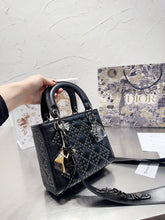 Load image into Gallery viewer, DR257 Small Lady Dior My ABCDior Bag / 7.9x7inch