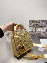 Load image into Gallery viewer, DR257 Small Lady Dior My ABCDior Bag / 7.9x7inch