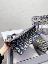 Load image into Gallery viewer, DR258 Small Dior Book Tote / 10.2 x 8.5 x 5.5 inches (Including the Wallet)