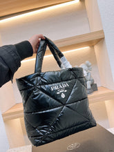 Load image into Gallery viewer, PD183 Padded Nappa Tote Bag / 13.7x13x4.4inch