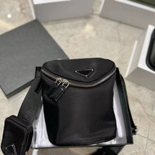 Load image into Gallery viewer, PD177 Re-Nylon Bucket shoulder bag / 8.3x5.9x5.9inch