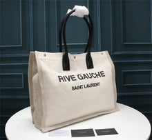 Load image into Gallery viewer, YSK171 Rive Gauche Tote Bag / 17.7x14.2x6.3inch