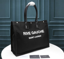 Load image into Gallery viewer, YSK172 Rive Gauche Tote Bag / 17.7x14.2x6.3inch