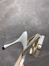 Load image into Gallery viewer, SE857 M&M Double Bow Crysta Transparent Heels / Size4-11