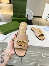 Load image into Gallery viewer, SE987 Women's Interlocking G cut-out Slide Sandal / Size4-11