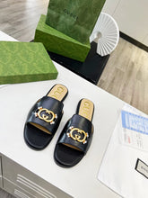 Load image into Gallery viewer, SE987 Women's Interlocking G cut-out Slide Sandal / Size4-11