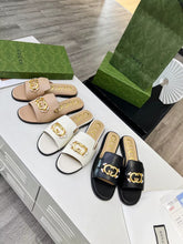 Load image into Gallery viewer, SE987 Women's Interlocking G cut-out Slide Sandal / Size4-11