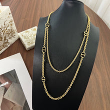 Load image into Gallery viewer, JW658 CD Navy Necklace