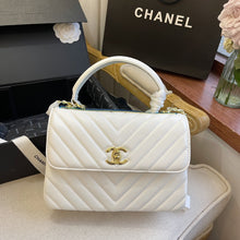 Load image into Gallery viewer, CC631 Flap Bag with Top Handle / 6.6 × 9.8 × 3.9 in