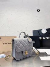 Load image into Gallery viewer, CC621 Small Flap Bag with Top Handle / 6.6 × 8 × 2.3 inch