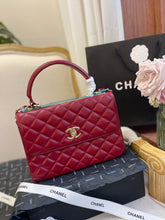 Load image into Gallery viewer, CC630 Flap Bag with Top Handle / 6.6 × 9.8 × 4.7 in