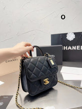 Load image into Gallery viewer, CC621 Small Flap Bag with Top Handle / 6.6 × 8 × 2.3 inch