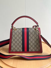 Load image into Gallery viewer, GC745 Gucci Queen Margarent Top Handle Bag / 9.8x6.7x4.7inch
