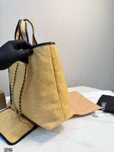 Load image into Gallery viewer, CC1217 Chanel Straw Woven Tote Bag /42X33CM

