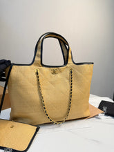Load image into Gallery viewer, CC1217 Chanel Straw Woven Tote Bag /42X33CM
