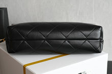 Load image into Gallery viewer, CC1219 Chanel 25A Suede Gray and Black / 29X18X8CM /HIGHEST QUALITY VERSION
