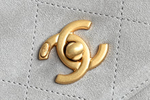 Load image into Gallery viewer, CC1219 Chanel 25A Suede Gray and Black / 29X18X8CM /HIGHEST QUALITY VERSION
