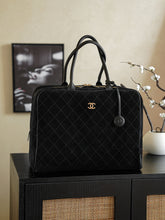 Load image into Gallery viewer, CC1234 CHANEL  Suede Boston /HIGHEST QUALITY VERSION / 41X31X23CM
