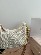 Load image into Gallery viewer, PD373 Prada Woven Straw Bag / 22 x 12 cm
