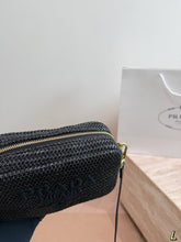 Load image into Gallery viewer, PD376 Prada Raffia Woven Camera Bag / 20 x 12 cm
