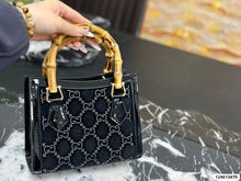 Load image into Gallery viewer, GC778 Gucci Diamante Bamboo Tote Bag / 20 x 16 cm
