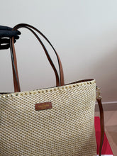 Load image into Gallery viewer, VLTN093 Valentino Woven Straw Underarm Bag / 37 x 28 cm
