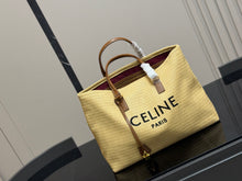 Load image into Gallery viewer, CL149 Celine Triomphe Canvas Tote Bag / 42 x 30 cm
