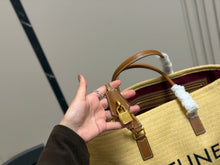 Load image into Gallery viewer, CL149 Celine Triomphe Canvas Tote Bag / 42 x 30 cm
