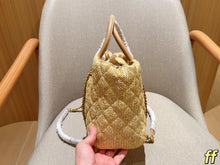 Load image into Gallery viewer, CC1366 Chanel Woven Straw Tote Bag / 31 x 21 x 12 cm
