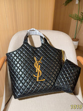 Load image into Gallery viewer, YSK453 YSL Saint Laurent Gaby Quilted Shopping Tote / 35 x 31 x 11 cm
