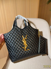 Load image into Gallery viewer, YSK453 YSL Saint Laurent Gaby Quilted Shopping Tote / 35 x 31 x 11 cm
