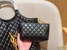 Load image into Gallery viewer, YSK453 YSL Saint Laurent Gaby Quilted Shopping Tote / 35 x 31 x 11 cm
