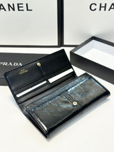 Load image into Gallery viewer, PD383 Prada Vitello Wax Long Wallet / 19x10 cm
